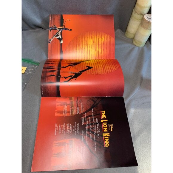 Disney The Lion King Broadway Musical Program 1997 Theater - Picture 3 of 11